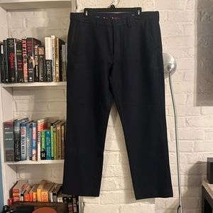 J Crew Wool Herringbone 34/30 dark grayish blue